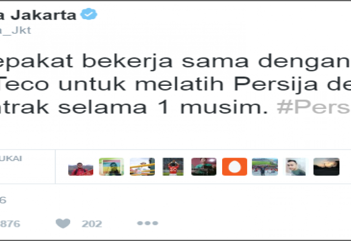 Persija Tunjuk Stefano Cugurra Sebagai Pelatih